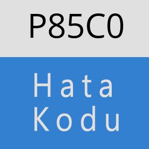 P85C0 hatasi