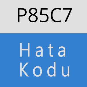 P85C7 hatasi