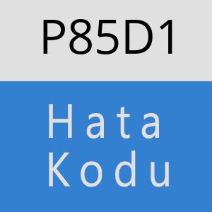 P85D1 hatasi