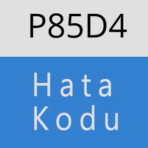 P85D4 hatasi