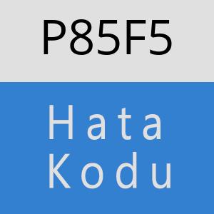 P85F5 hatasi