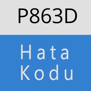 P863D hatasi