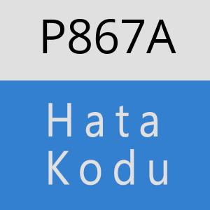 P867A hatasi