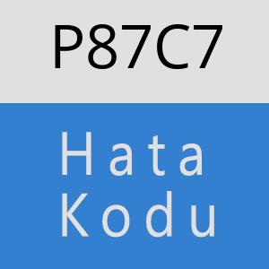 P87C7 hatasi