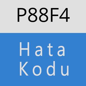 P88F4 hatasi