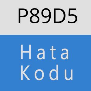 P89D5 hatasi