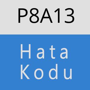 P8A13 hatasi