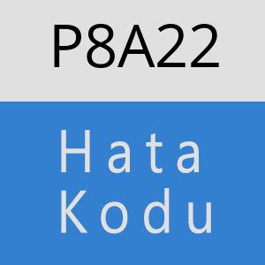 P8A22 hatasi