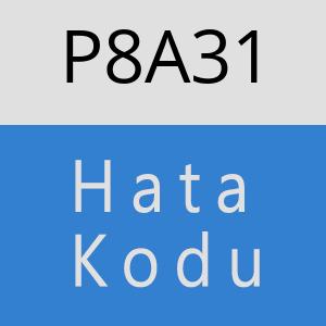 P8A31 hatasi