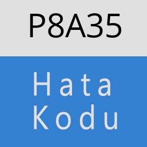 P8A35 hatasi