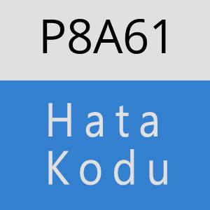 P8A61 hatasi