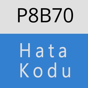 P8B70 hatasi