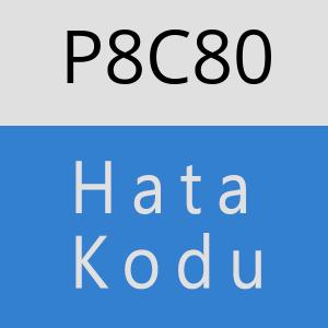 P8C80 hatasi