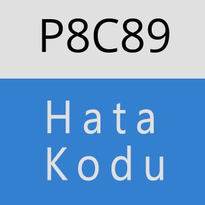 P8C89 hatasi