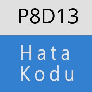 P8D13 hatasi