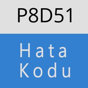 P8D51 hatasi