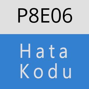 P8E06 hatasi