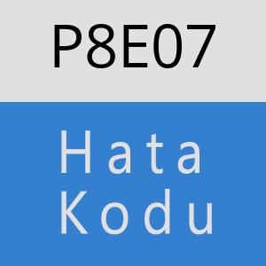 P8E07 hatasi