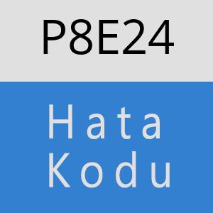 P8E24 hatasi