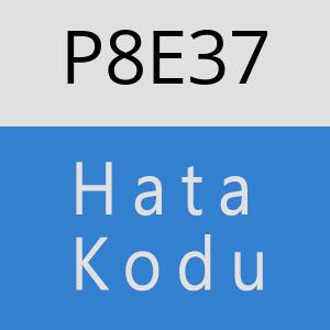 P8E37 hatasi