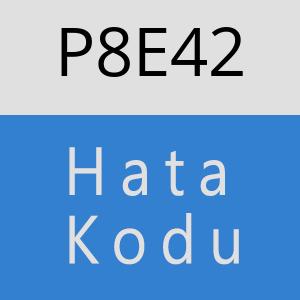 P8E42 hatasi