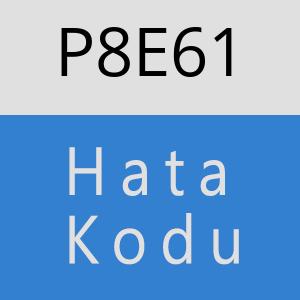 P8E61 hatasi