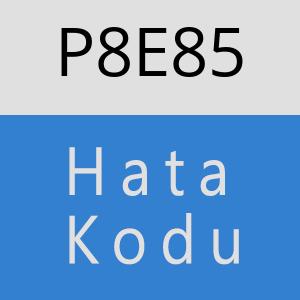 P8E85 hatasi