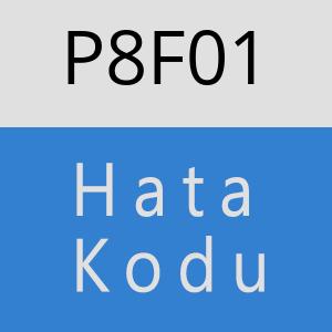 P8F01 hatasi