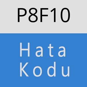 P8F10 hatasi