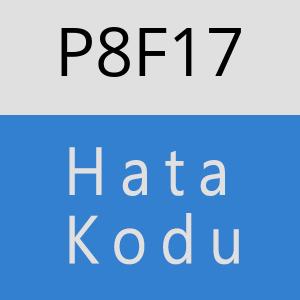 P8F17 hatasi