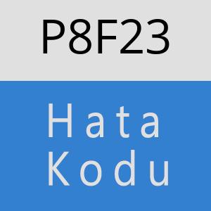 P8F23 hatasi