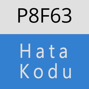 P8F63 hatasi