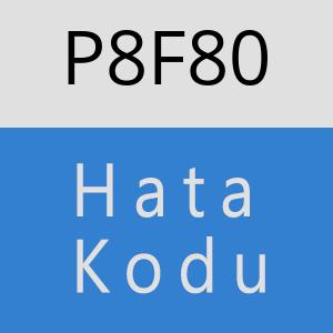 P8F80 hatasi