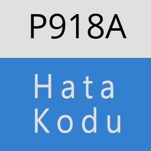 P918A hatasi