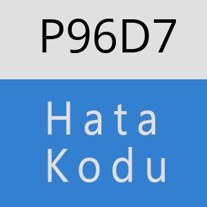 P96D7 hatasi