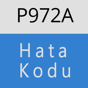 P972A hatasi