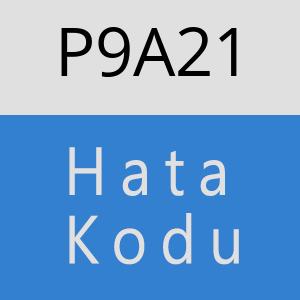 P9A21 hatasi