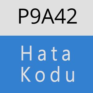 P9A42 hatasi