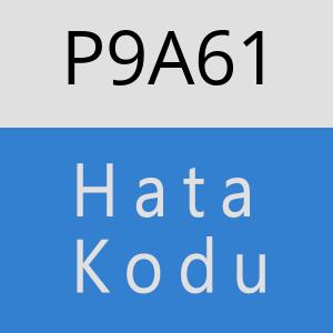 P9A61 hatasi