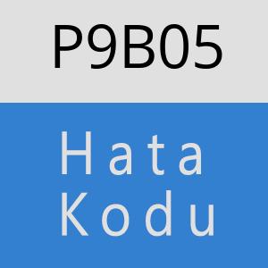 P9B05 hatasi