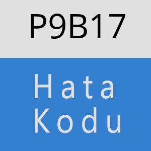 P9B17 hatasi