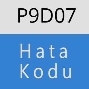 P9D07 hatasi