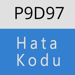 P9D97 hatasi