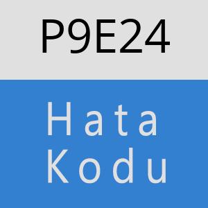 P9E24 hatasi