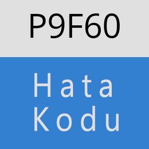 P9F60 hatasi