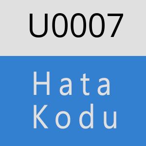 U0007 hatasi