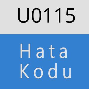 U0115 hatasi