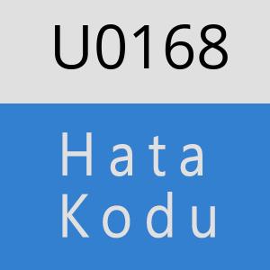 U0168 hatasi