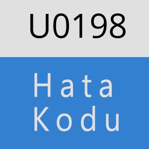 U0198 hatasi