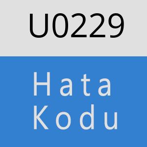 U0229 hatasi